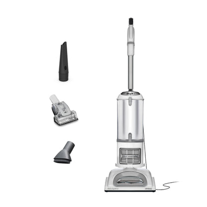 Shark Upright Vacuum Cleaner | Navigator Lift-Away | Pet Hair, Carpet & Hard Floor Cleaning | Pet Power Brush, Dusting Brush & Crevice Tool | HEPA Filter | Swivel Steering | White/Silver | NV356E