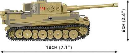 COBI Historical Collection WWII Panzer VI Tiger 1 no. 131 Tank Building Set 442 Pieces