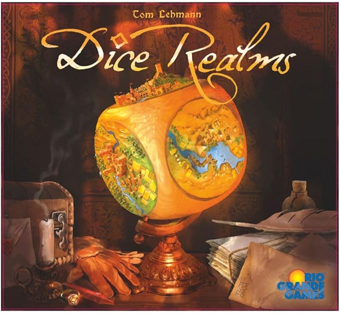 Rio Grande Games Dice Customization Strategy Game for 2-4 Players 60 Minute Simultaneous Gameplay Board Game