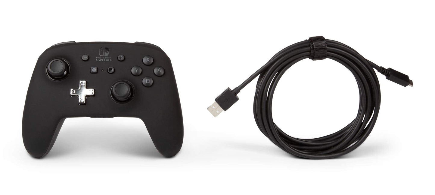 PowerA Enhanced Wireless Controller for Nintendo Switch / Switch 2 / Switch Lite / OLED Model - Black - Gamepad, game controller, Officially Licensed