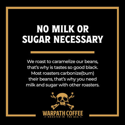 Warpath Coffee Dark Roast Whole Bean Coffee, Mariner's Blend, High Caffeine, Extra Strong Roasted 100% Arabica Coffee Beans Whole, Rich Aroma, Full-Bodied Intense Cup, Created by Navy SEALs, 12oz