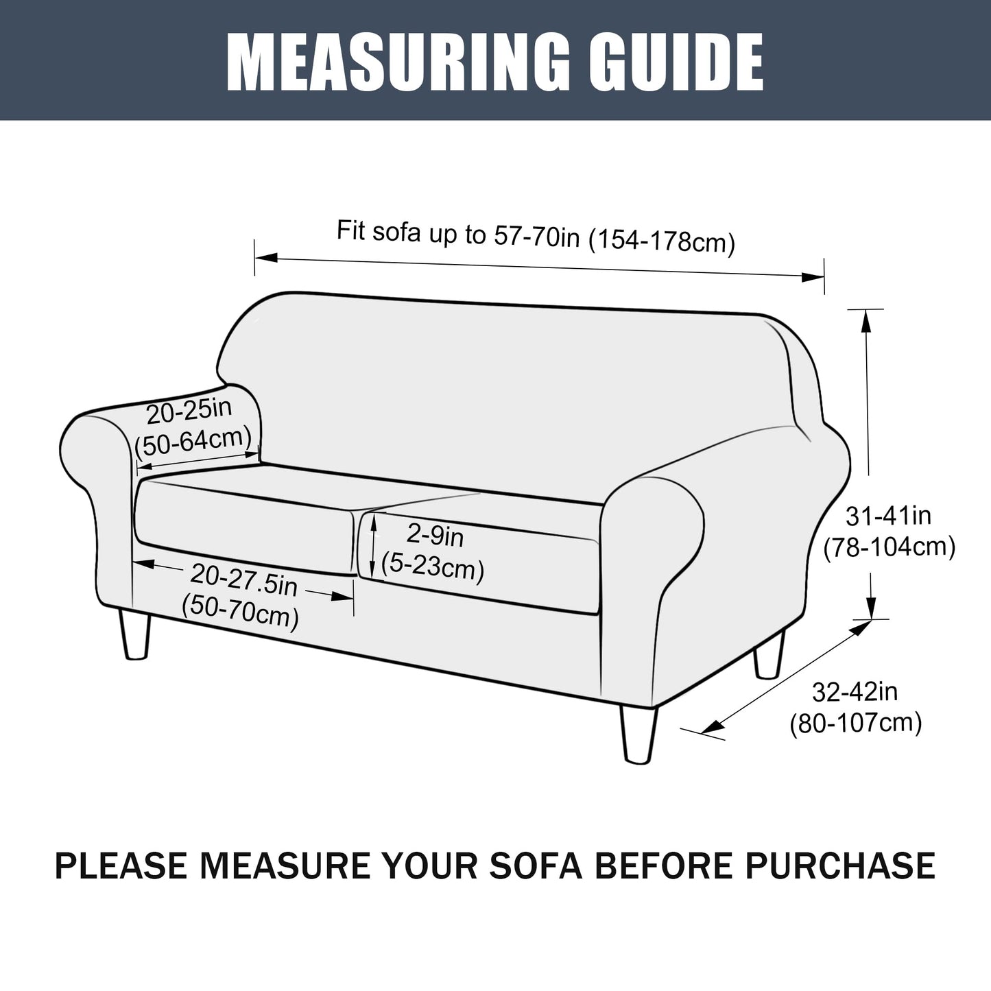 CONRUSER Stretch Sofa Slipcover, Soft Velvet Sofa Covers for 2 Cushion Couch Thick Furniture Protector for Pets & Kids (Pink, M)