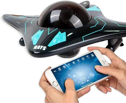 RC Boat Waterproof Mini Equipped with WiFi Camera for Real-time Shooting in Pools and Lakes Great Birthday Gift for Kids