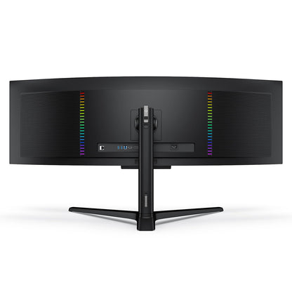 INNOCN 49" 49Q1S OLED Curved Gaming Monitor 5120 x 1440p 240Hz, 0.03ms, USB Type C 90W, HDMI 2.1, DisplayPort, USB Hub, Surrounding Speakers, Adaptive-Sync, Height Adjustable Stand, Black