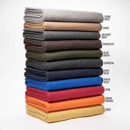 Arcturus Military Wool Blanket - Warm, Thick, Washable - Great for Outdoors, Camping, Stadium Blanket, Picnics, Travel - Car & Bushcraft Survival Kits, Large 64" x 88" 4.5 lb
