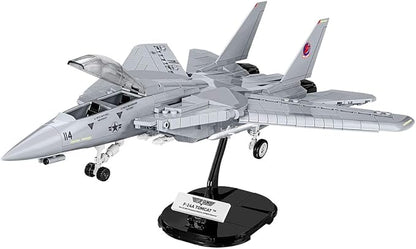 COBI Top Gun F-14A Tomcat Fighter Plane - 1:48 Scale 754 Piece Building Set with Maverick and Goose Figures