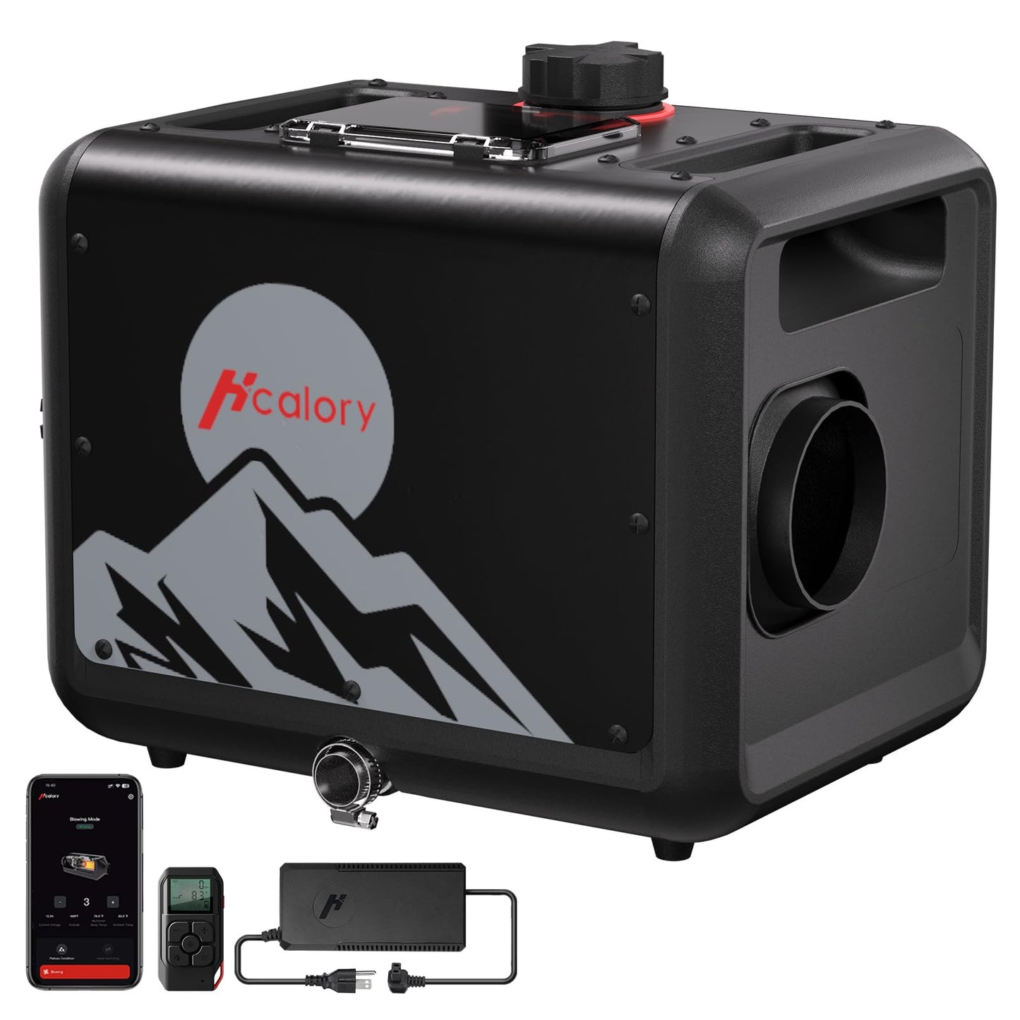 8KW Diesel Heater, All in One 7.5L Toolbox MAX Diesel Air Heater 110/12/24V Parking Heater with App Control, Wireless Temperature Sensing and Altitude Mode for RV Garage Camper 2025 Upgraded