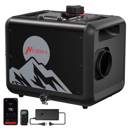8KW Diesel Heater, All in One 7.5L Toolbox MAX Diesel Air Heater 110/12/24V Parking Heater with App Control, Wireless Temperature Sensing and Altitude Mode for RV Garage Camper 2025 Upgraded