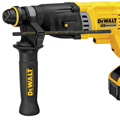 DEWALT 20V MAX Rotary Hammer, SDS Plus Kit, 1-1/8-Inch, Cordless (DCH263R2)