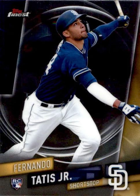 2019 Finest #85 Fernando Tatis Jr. RC Rookie San Diego Padres MLB Baseball Trading Card
