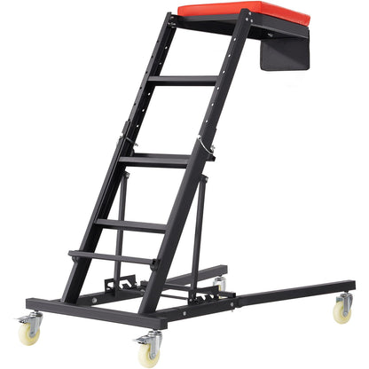 VEVOR Top Automotive Creeper, Engine Creeper 42.5"-64.8", 400 LBS Capacity High Top Creeper, 4 Swivel Caster Wheels, Padded Deck, Creeper for Home Garage, Workshop Repair Maintenance
