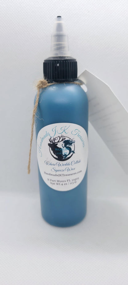 Handmade JK Treasures Where Worlds Collide Self-Care Bundle Gift Set, Candle, Wax Melts, and Squeeze Wax