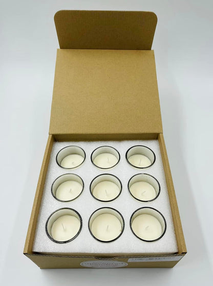 Mister Candle - 2" Glass Votive Candles – 54 Pack, Soy Wax Filled Candle Holders, 10 Hour Burn Time, Hand Poured Unscented White Votives for Weddings, Events, Emergency Use, Party Favors