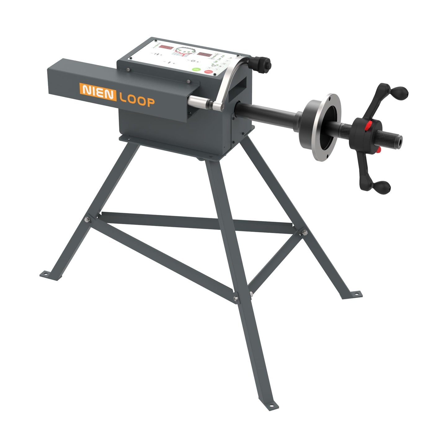 Nienloop Simple Wheel Balancer Machine, with Automatic Measurement Gauge, for Wheel Balancing, Manual Operation, Charged by USB