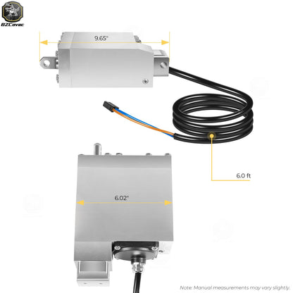 Tilt and Trim Parts 7050 for CMC T-H Marine - ELCT0078 Standard Hydraulic Actuator for Jack Plate and Tilt & Trim Systems, 12V Self-Contained Marine Hydraulic Unit, 5" Stroke