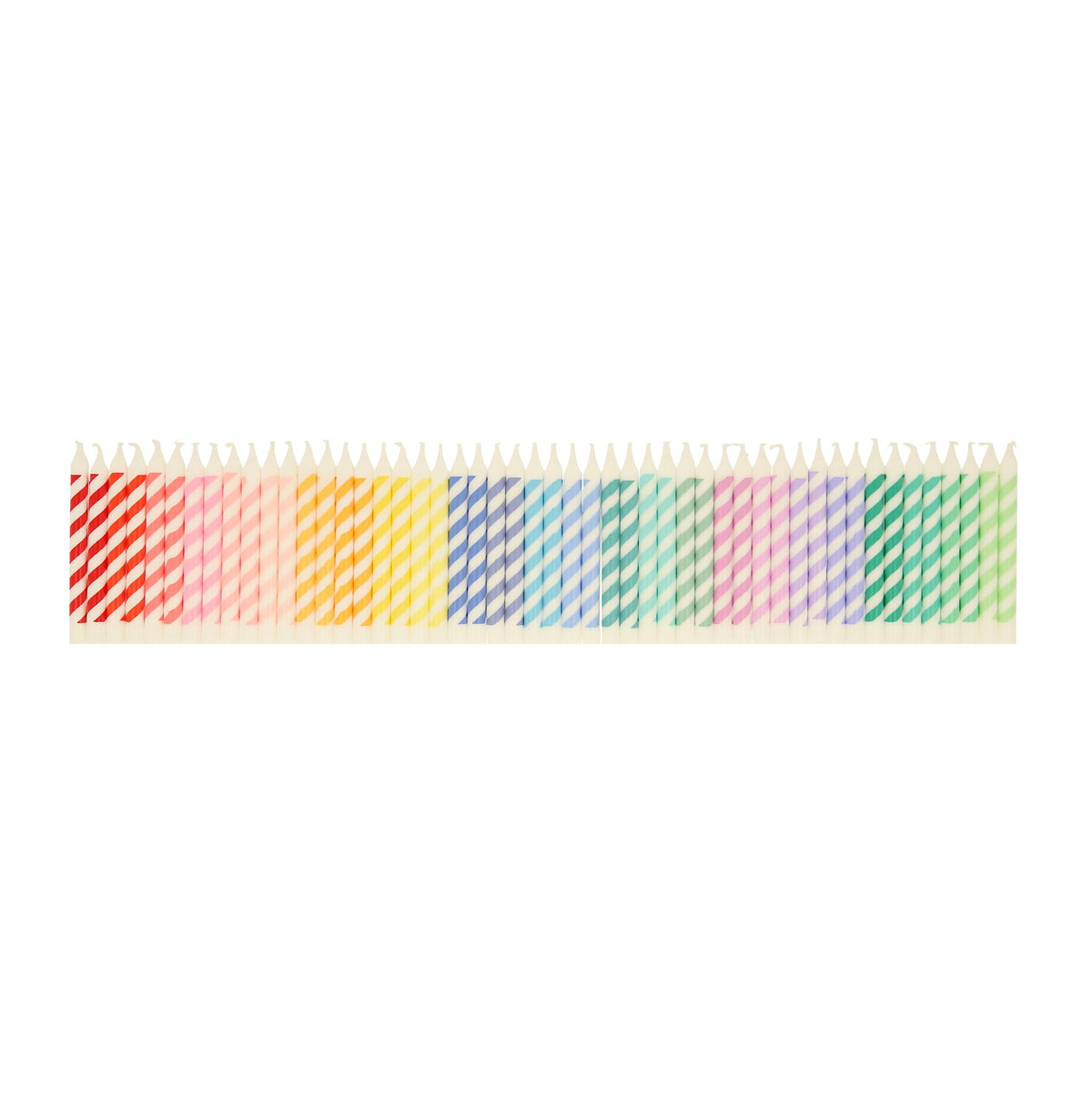 Meri Meri Mini Birthday Candles for Cake (Pack of 50), Unscented Meri Meri Birthday Candles