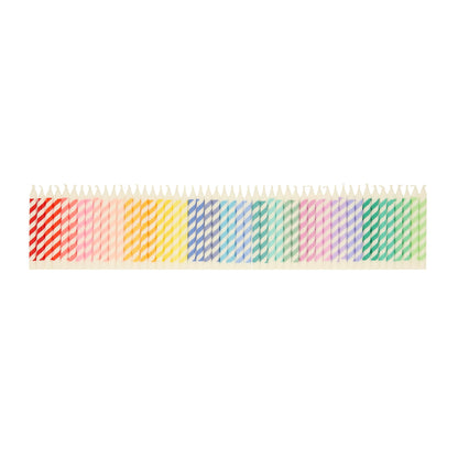 Meri Meri Mini Birthday Candles for Cake (Pack of 50), Unscented Meri Meri Birthday Candles