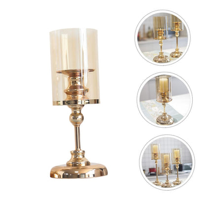 Generic Chic Decorative Candle Stand Fashion Candle Stand Retro Candlestick for Dining Room