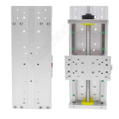 Electric Linear Rail Guide 200mm Ballscrew 1605 Slide Stage Load 250kg Nema23 Motor Base for DIY CNC Z Axis