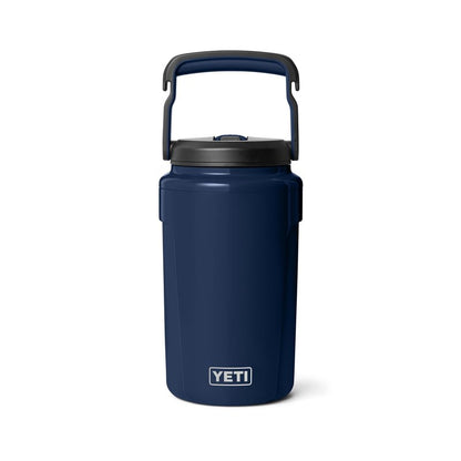 YETI Silo Half Gallon Insulated Straw Cap Water Jug – Leakproof, Lightweight Sports Bottle with Fence Hook Handle – Keeps Drinks Ice-Cold – Ideal for Gym, Sports & Tournaments, Navy