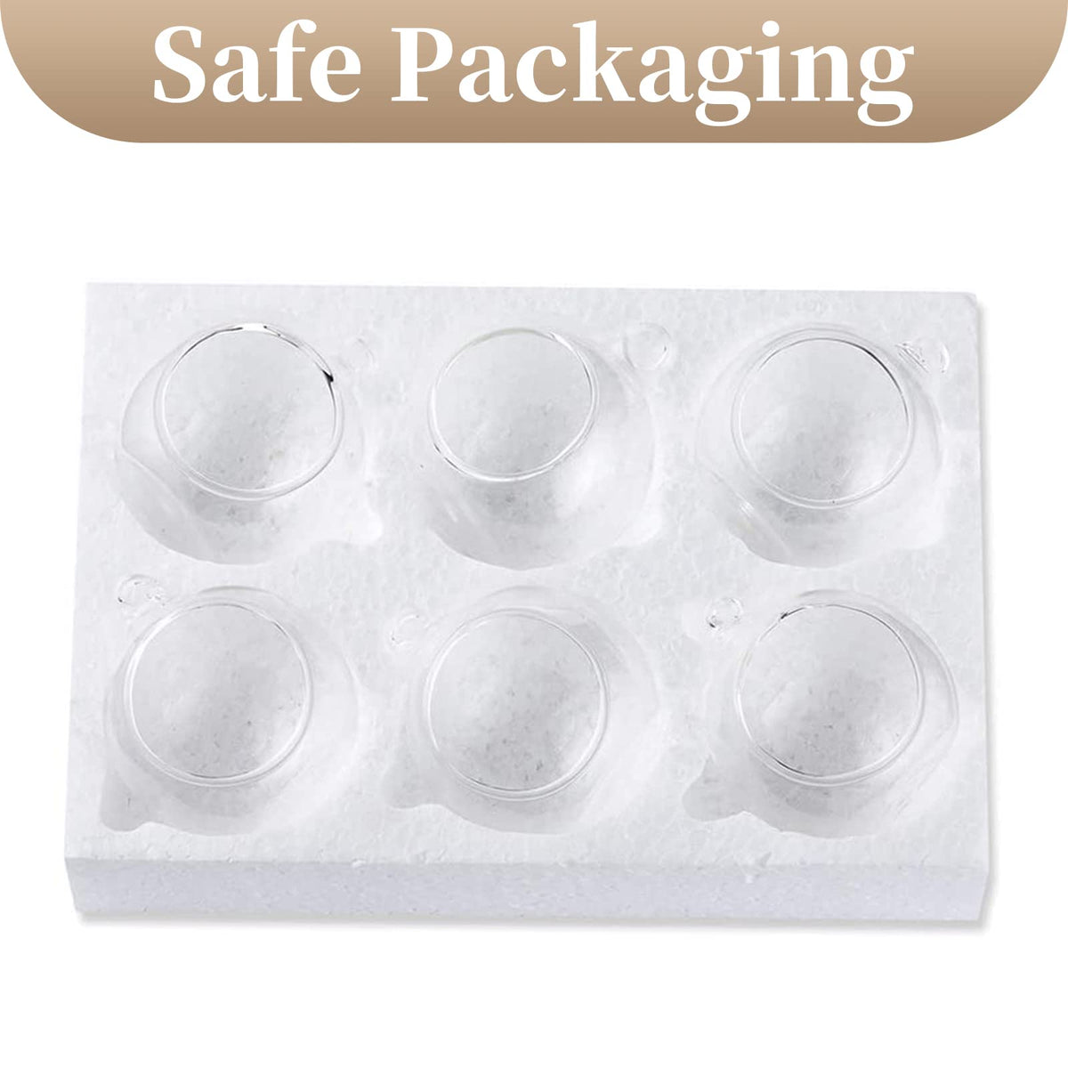 Sziqiqi Hanging Glass Globes Orbs Tea Light Candle Holders fillable with Trinkets for Wedding Ornaments, Wedding Birthday Christmas Party Centerpiece Accessory 2.36inch 100pcs +8 Extra