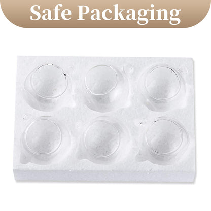 Sziqiqi Hanging Glass Globes Orbs Tea Light Candle Holders fillable with Trinkets for Wedding Ornaments, Wedding Birthday Christmas Party Centerpiece Accessory 2.36inch 100pcs +8 Extra