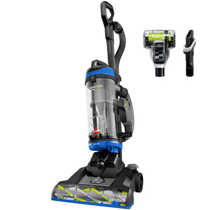 Bissell CleanView Swivel Vacuum with Triple Action Brush Roll, Swivel Steering, Extension Wand, Easy-Empty Dirt Tank, Multi-Cyclonic Suction System