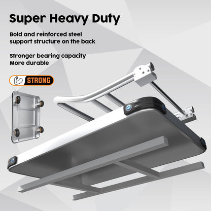 Lomive Heavy Duty Platform Truck Flat Moving Cart Hand Trucks, 1500Lbs Steel Push Cart Dolly, 30 x 19in Large Flatbed with 4'' 360 Degree Swivel Wheels for Easy Storage