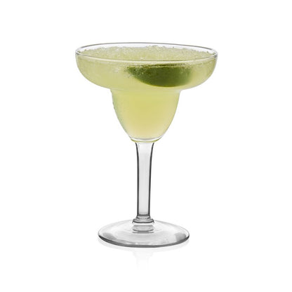 Libbey Margarita Party Glasses Set of 12, Durable Large Margarita Glass, 9 Oz Dishwasher Safe Stemmed Drinking Glasses Gift for Weddings, Parties and More