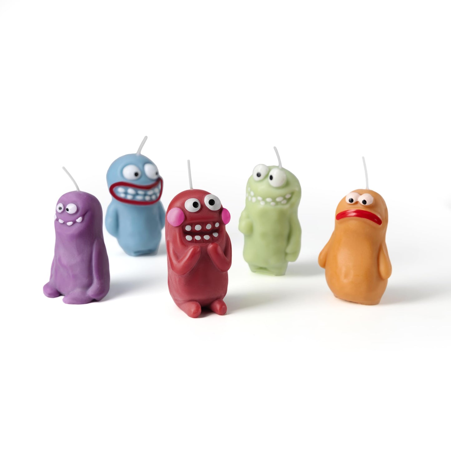 Cute Funny Clay Creature Candle with Natural Scents (Rose Ebony), Novelty Home Decor Gifts for Holidays, Birthdays, Party Favors, Natural Soy Wax, Relaxation and Mood Enhancement