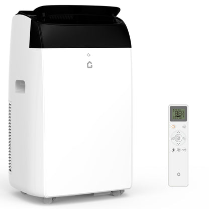 GarveeLife 12,000 BTU Portable Air Conditioners - Smart AC Units Cold with Drainage-free 48db Quiet Cooling within 550 sq.ft, Remote Control 24H Timer/Dehumidifier/Fan Modes for Bedroom Room Indoor