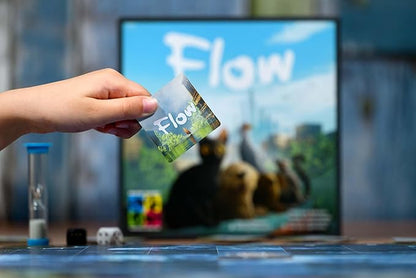 Flow: The Official Cooperative Board Game | Strategy Game for 1–4 Players Ages 8+ | Based on The Award-Winning Animated Film | Family &amp Solo Play | Survive The Flood Rescue Allies