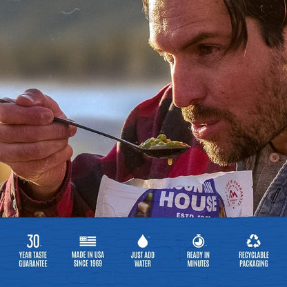 Mountain House Chicken Fajita Bowl | Freeze Dried Backpacking & Camping Food | Gluten-Free | 2 Servings