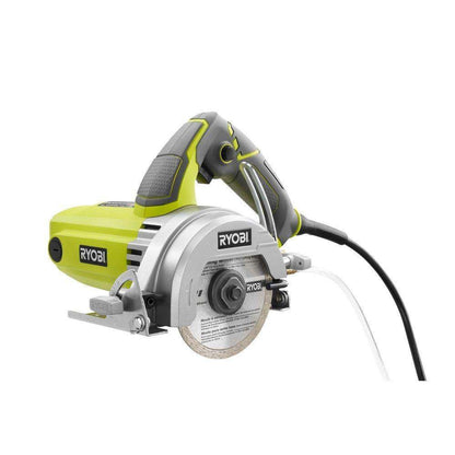 12 -AMPS 4 in. Blade Corded Wet Tile Saw