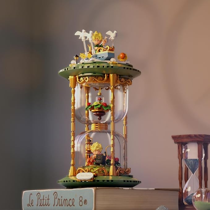 PANTASY The Little Prince Hourglass Building Blocks Set Construct Create Play Building Kit for Adults Home and Office