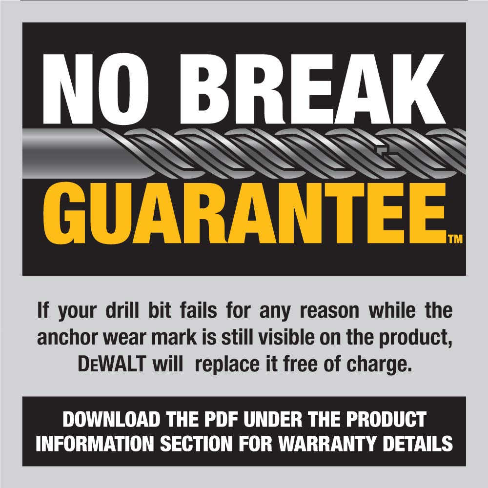 DEWALT DW5855 1-1/4-Inch x 24-Inch x 29-Inch High Impact 4 Cutter SDS Max