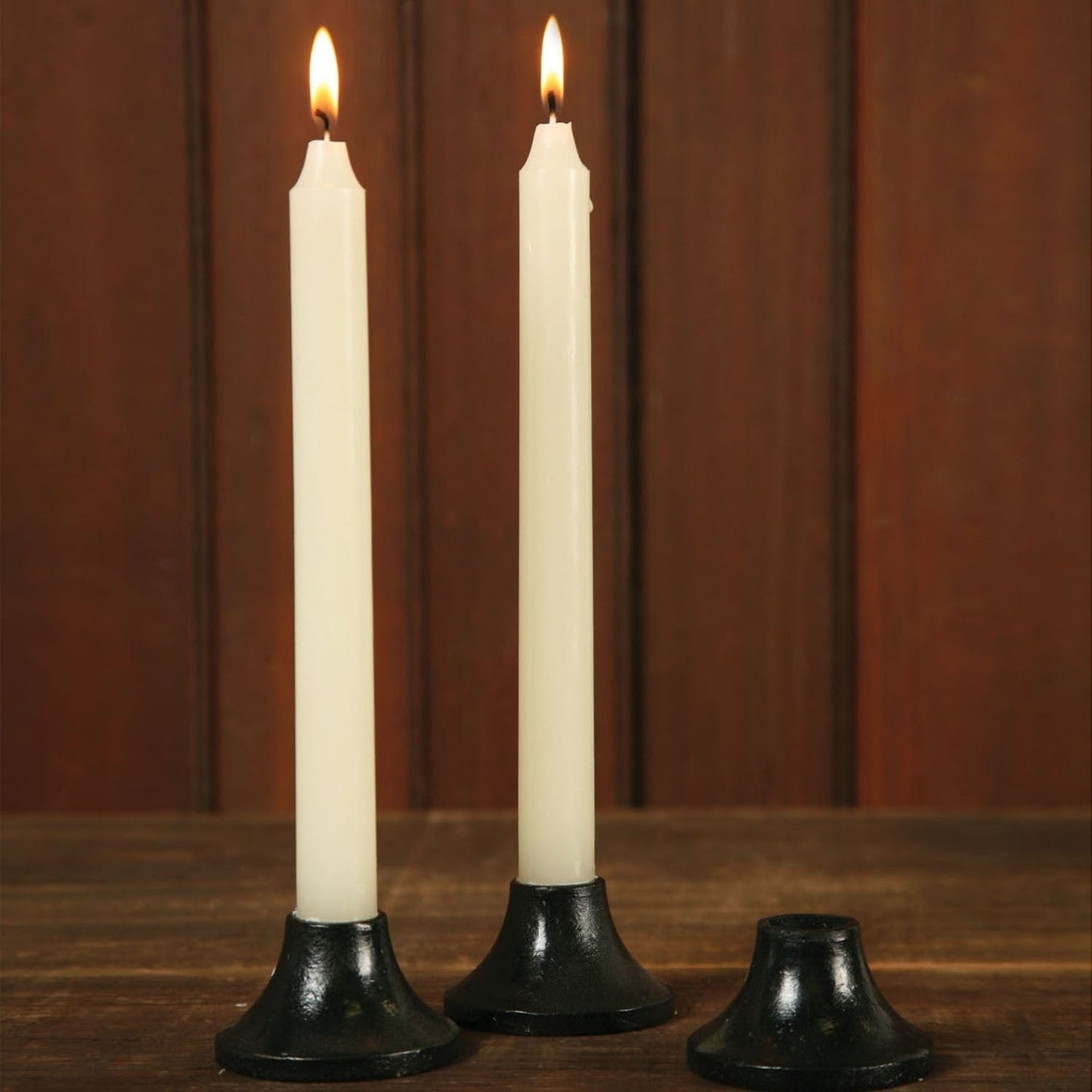 HomArt Brooks Decorative Cast Iron Taper Candle Holder