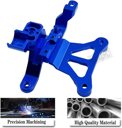 RC Steering Bellcrank Support Upgrades Part for 1/5 X-Maxx 6SX-Maxx 8SXRT 8S Monster TruckAluminum Steering Bellcrank Support Hops Up7746 Navy Blue