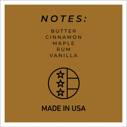 A Cheerful Giver - Butter Maple - 34oz Papa Scented Candle Jar with Lid - Keepers of the Light - 155 Hours of Burn Time, Gift for Women, Brown