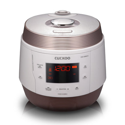 CUCKOO Electric Pressure Cooker 5QT, Versatile Slow Cooker with 10 Menu Options, High Pressure Food Steamer for Cooking, Instant Multicooker with Stainless Steel Non-Stick Inner Pot (CMC-QSB501S)
