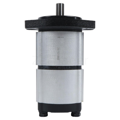 Zachager PGP51088G3LP Hydraulic Double Gear Pump Fast Response & Durable Hydraulic Gear Pump Direct Replacement for Suitable for AGT Skid Steer Loader KTT23 Series