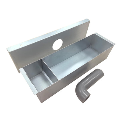 Grease Box for Restaurant Canopy Hood Exhaust Fan Galvanized Sheet Hood Accessories for Restaurant (4 Pack)