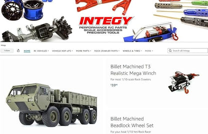 Integy Front Sled Ski Attachment Set for Slash 2WD Stampede 2WD Rustler 2WD &amp Bandit