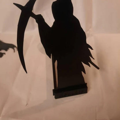 2024 New Tealight Shadow Caster, Halloween Tea Light Holder, Witch Halloween Tealight Shadow Caster, Demon Halloween Tealight Shadow Caster for Home Party Scary Candle Stands Table Decor