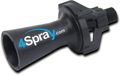4Spray Eductor Nozzle - NPT Fluid Mixing Eductors - Glass Reinforced Polypropylene - Minimal Maintenance and Clog Resistant Tank Mixing Agitation Nozzles - 1.5 inch (20 Count)