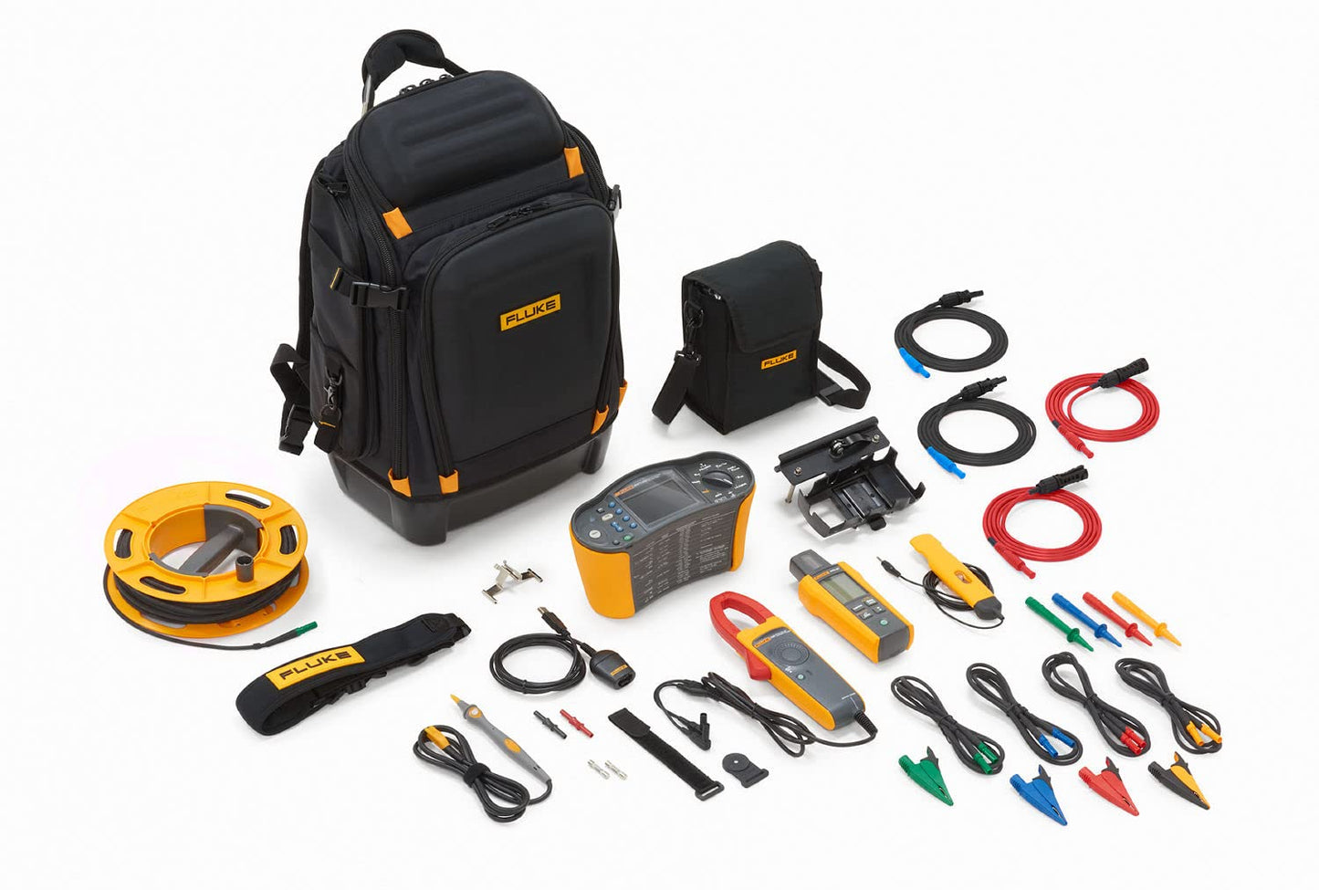 Fluke SMFT-1000 Solar Tools Kit with Multifunction PV Tester and Performance Analyzer, I-V Curve Tracer, IRR2-BT Wireless Solar Irradiance Meter Pro, i100 AC/DC 100A Current Clamp