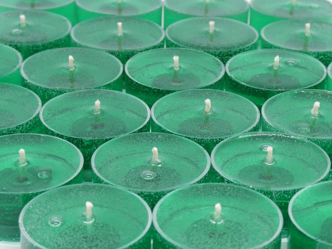 24 Pack Balsam and Cedar Scented Mineral Oil Based Gel Candle Tea Lights - Up to 8 Hours Each by The Gel Candle Company™ in USA