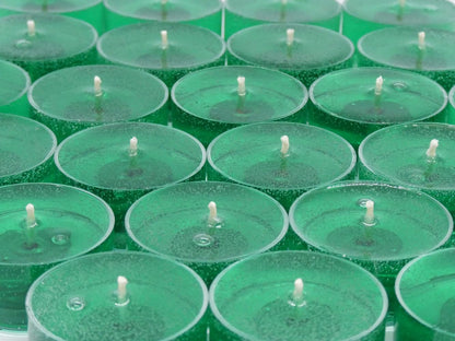 24 Pack Balsam and Cedar Scented Mineral Oil Based Gel Candle Tea Lights - Up to 8 Hours Each by The Gel Candle Company™ in USA