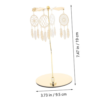 RORPOIR Sturdy Stainless Steel Aromatherapy Rotating Lantern Holder for Tea Light Candles Carousel Decorative Candlestick