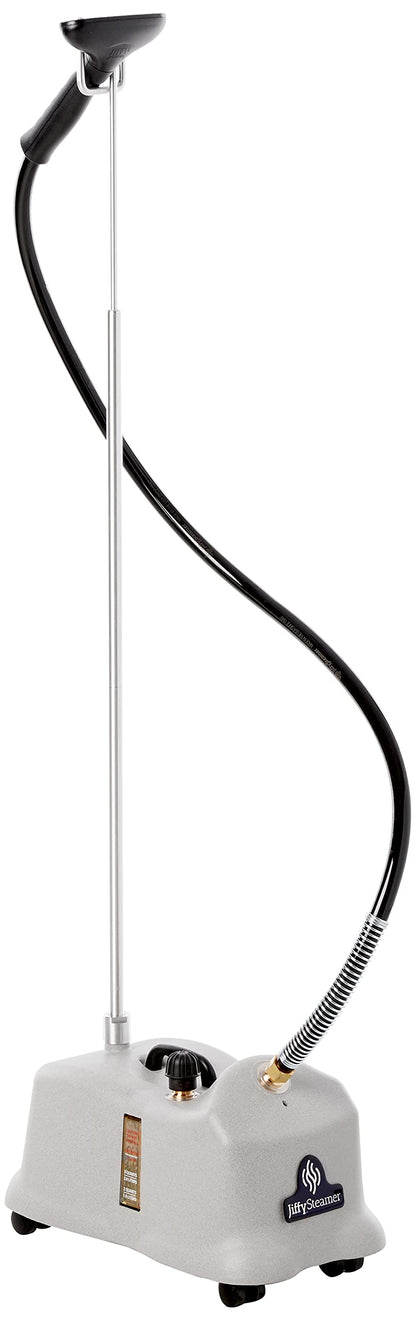Jiffy Steamer J-4000 Garment Steamer with Plastic Steam Head, 120 Volt, 20 x 11 x 64, Gray